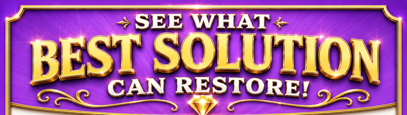 See What Best Solution Can Restore - Professional Jewelry & Glass Polish since 1985