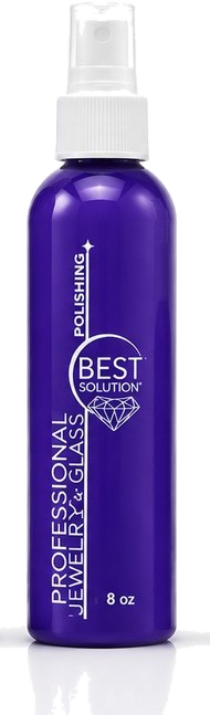 Best Solution purple polish, 8oz spray bottle
